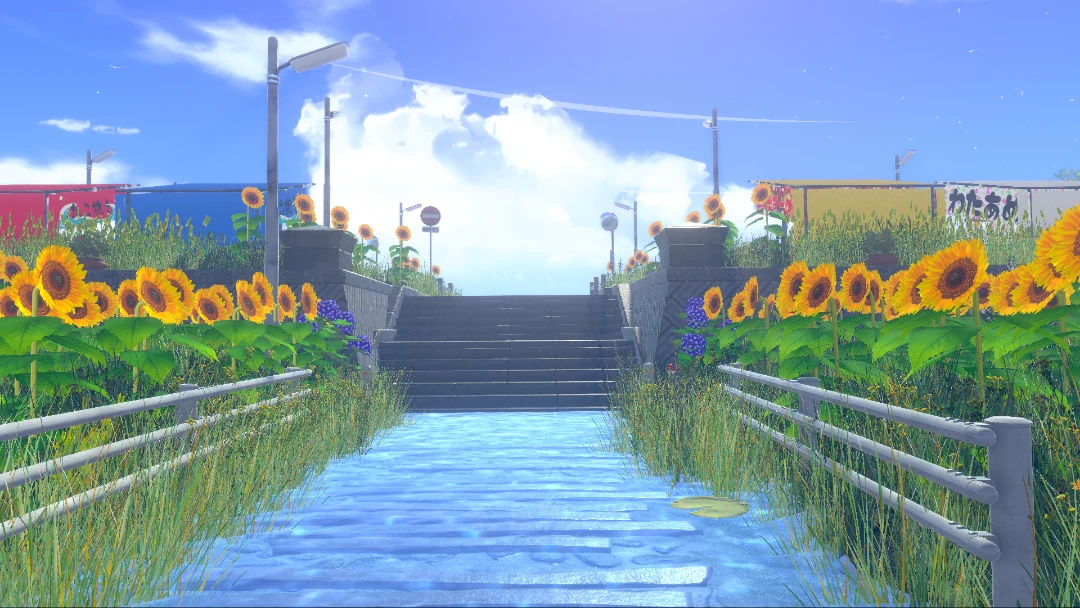 预备场取景地图：夏空の休息地 -Summer Bluesky Rest-